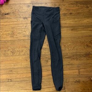 Size 4 lululemon grey/black leggings